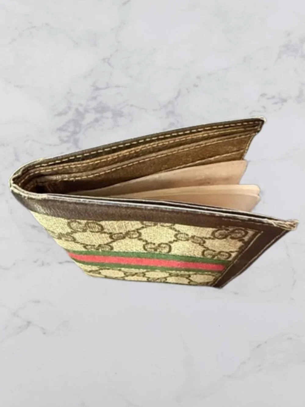 Vintage Gucci Ophidia bifold wallet